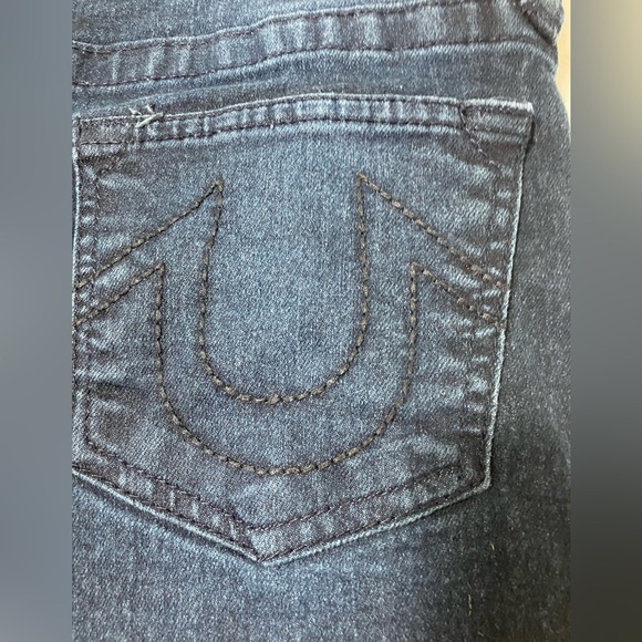 true religion jeans Geno Girls Sz 12‎ Straight Leg Dark Wash School Casual Denim - Picture 4 of 8